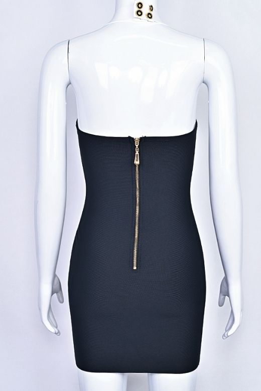 Leone Bandage Mini Dress - Classic Black