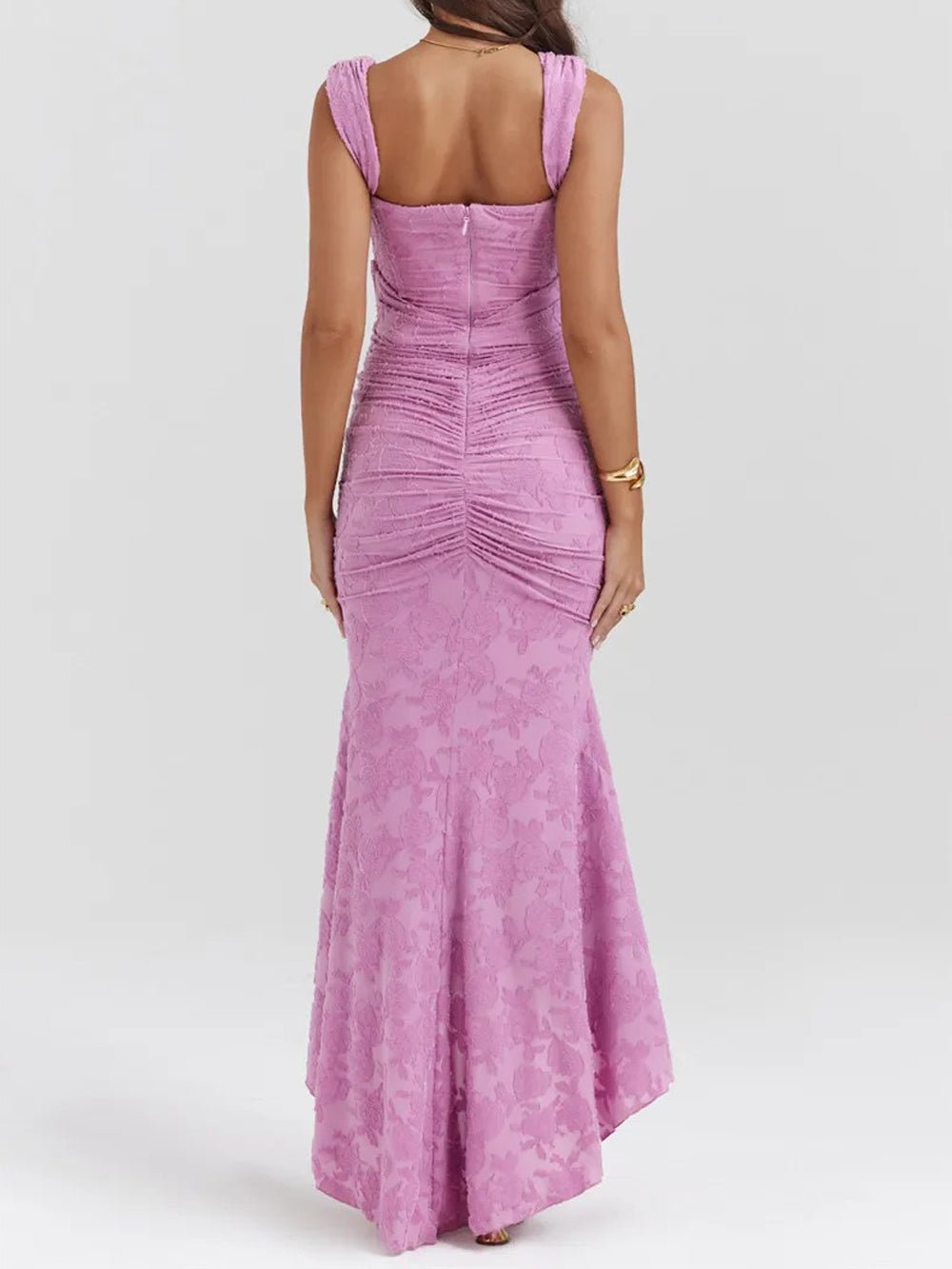 Lilly Off Shoulder Backless Midi Dress