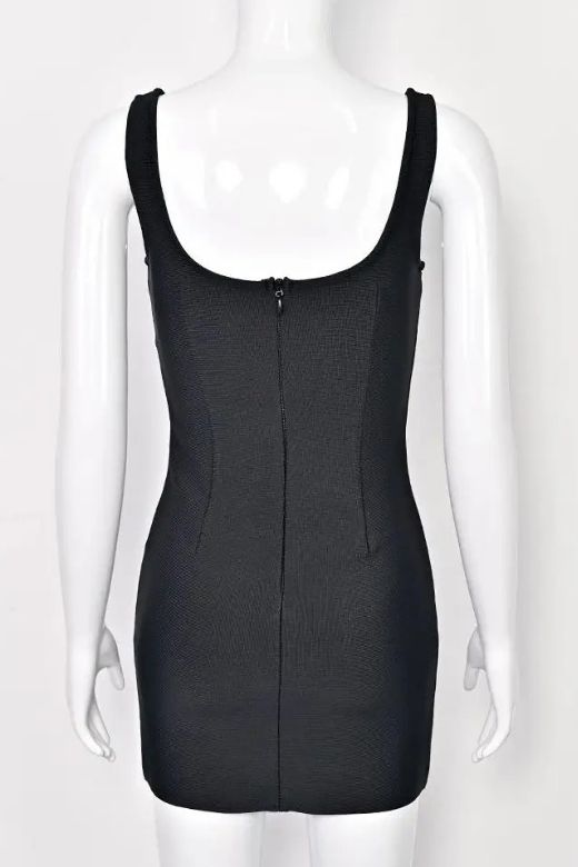Livia Bodycon Mini Dress - Classic Black