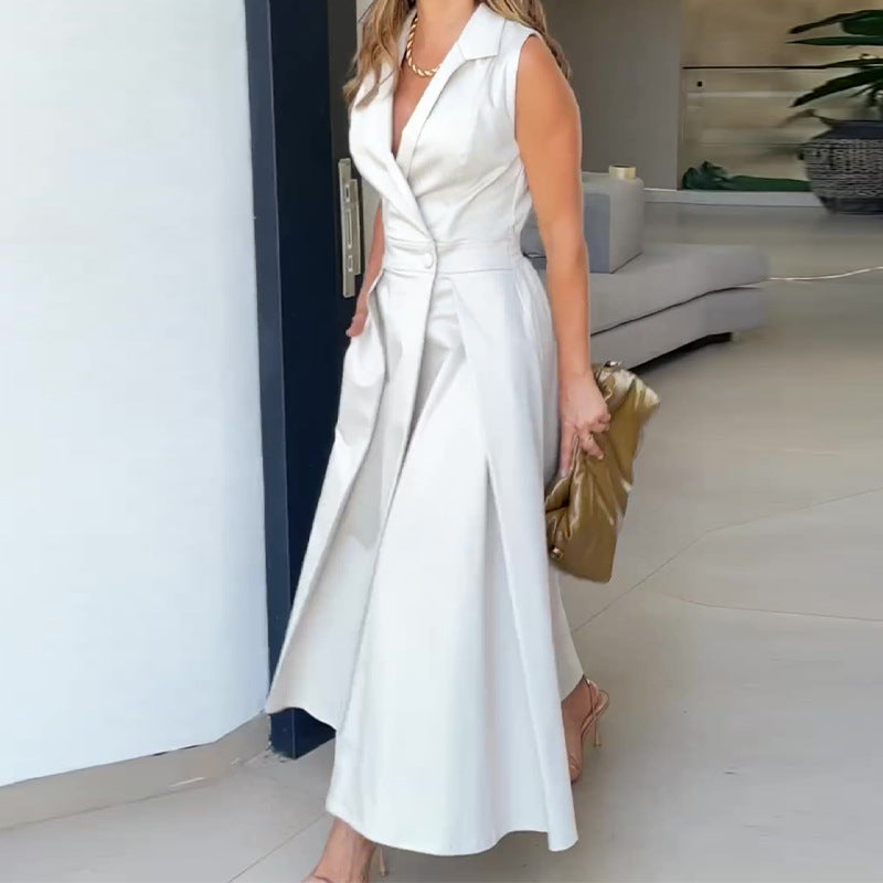Mila Timeless V Neck Midi Dress Designer Edit