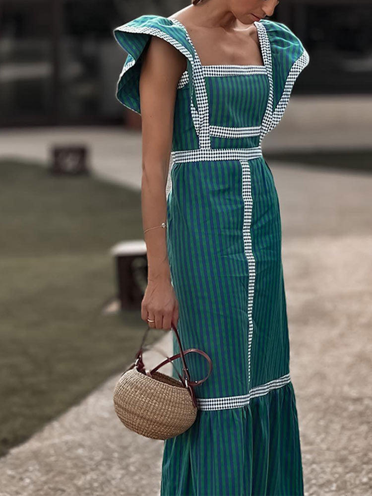 Elisa Exclusive Checkered Dress Boutique Collection