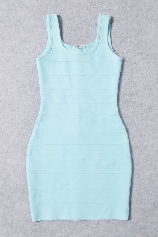 Maria Bandage Mini Dress - Baby Blue