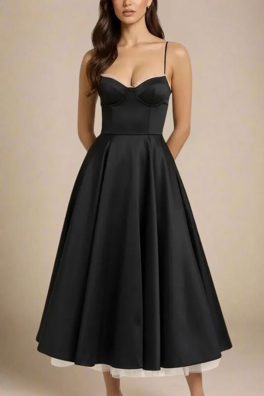 Mavis Midi Dress - Classic Black