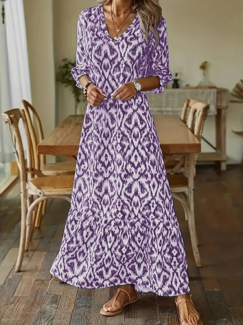 Norma Half Sleeve Maxi Dress for Women Special Occasion Look