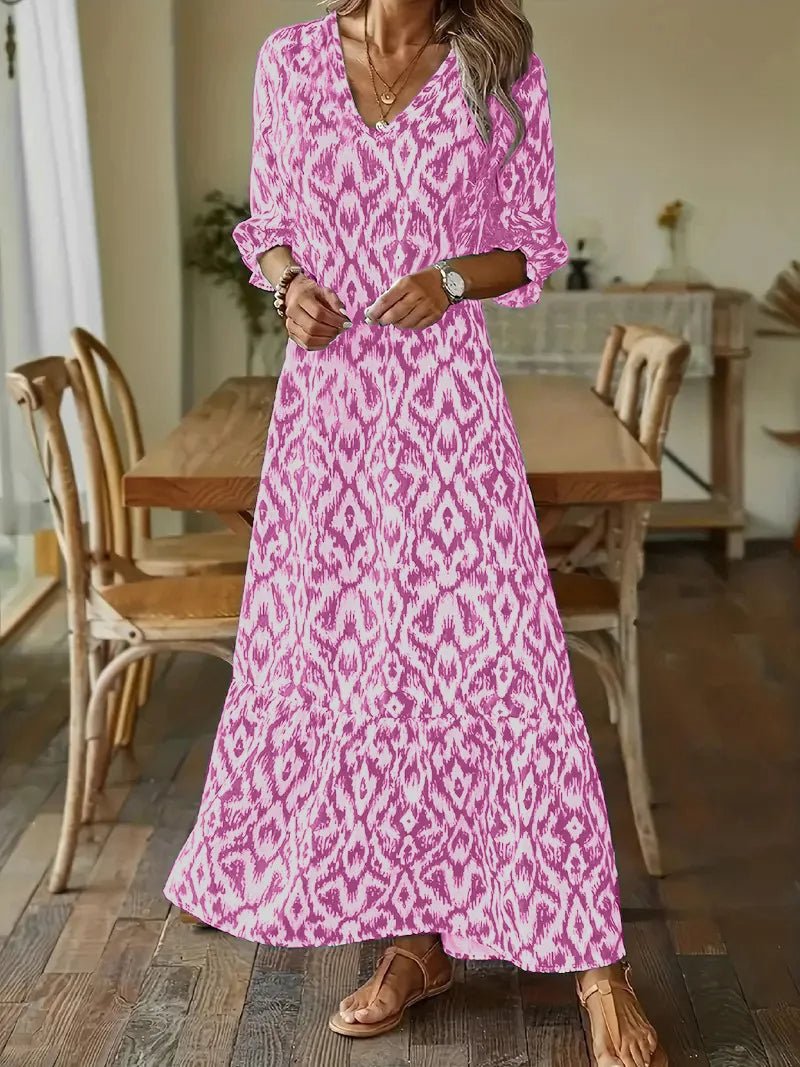 Norma Half Sleeve Maxi Dress for Women Special Occasion Look