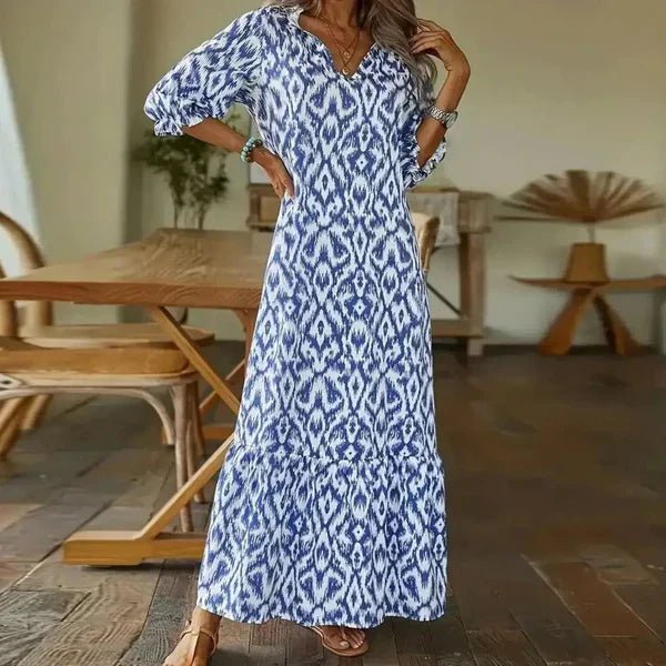 Norma Half Sleeve Maxi Dress for Women Special Occasion Look