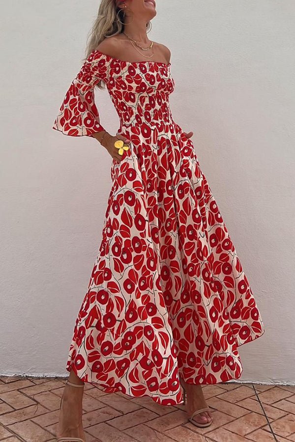 Rebeca Floral Maxi Dress for Women Feminine Flowy Style