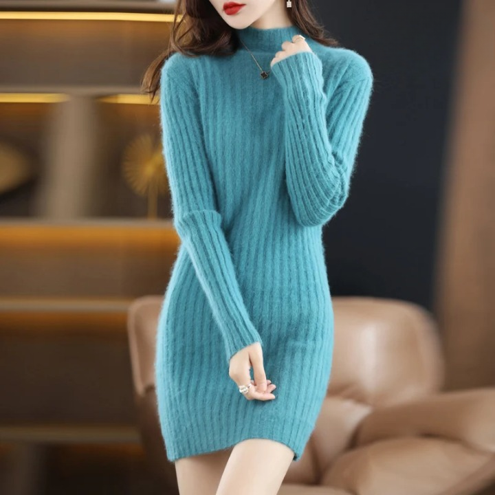 Vanesa Chic Fashionable Warm Sweater Dress for Women Premium Wardrobe Essential