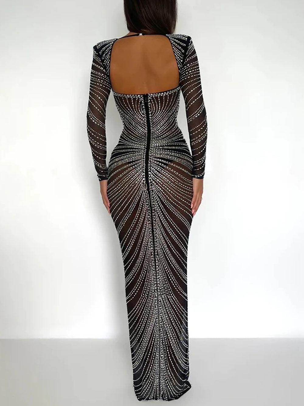 Olive Bodycon Maxi Dress