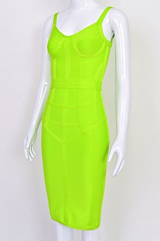 Pip Bandage Corset Dress - Sky Blue