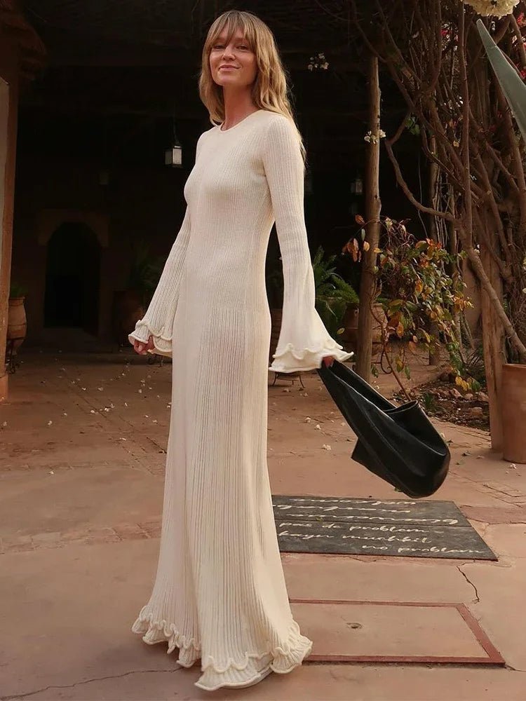 Ofelia Elegant Knit Dress for Women Streetwear Style
