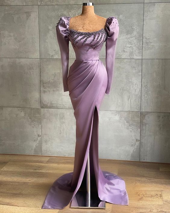 Long prom dress women dress, engagement dress, wedding reception dress - VelvetHem