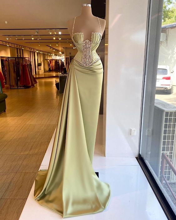 Custom Make Evening Dress, Formal Dresses, Vintage Prom Dress, Elegant Evening Dresses - VelvetHem