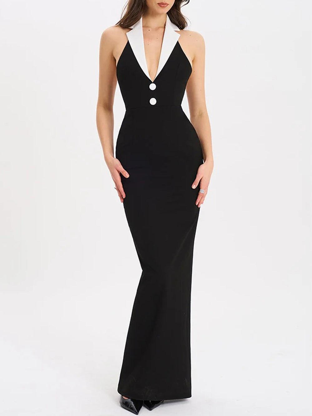 Rose Sleeveless Maxi Dress - Fashion Pov