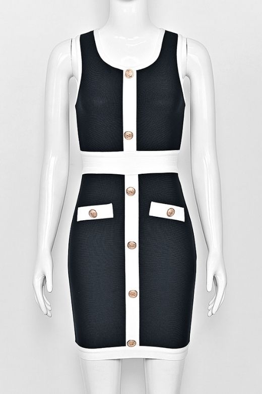 Rosie Bodycon Mini Dress - Classic Black