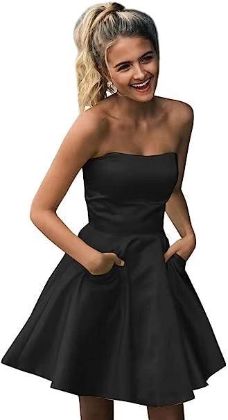 Sweetheart Neckline Homecoming Dresses with Pockets (ZD11612)