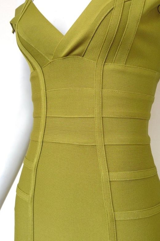 Sia Bandage Dress - Olive Green