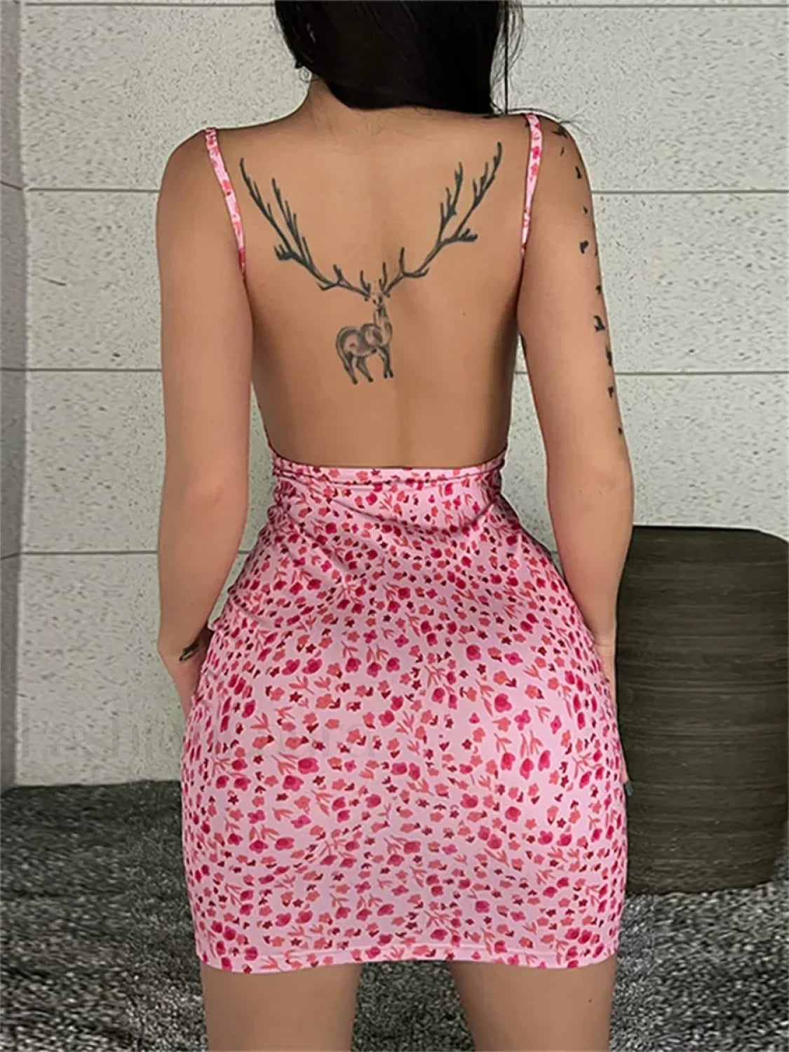 Sling Wrap Bodycon Dress with Relaxed Everyday Styling Boutique Fashion Style
