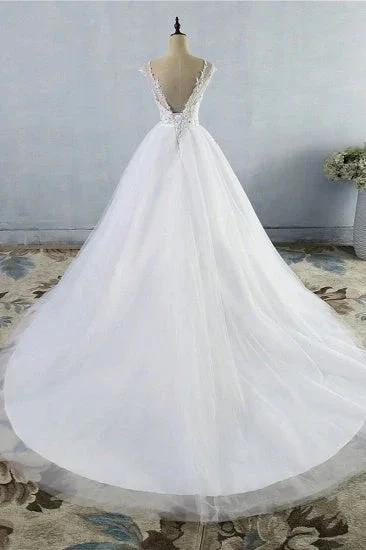 Strapless s Princess Wedding Dress Sleeveless Bridal Wears weep Train (ZD13880)