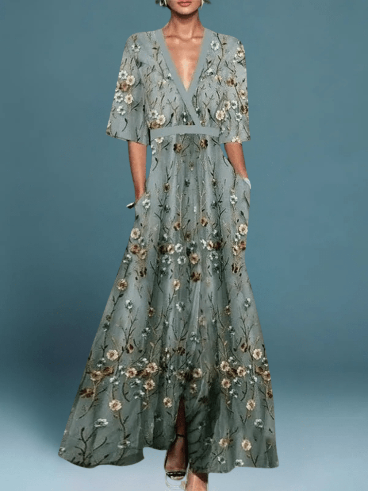 Sofía Elegant Floral Dress for Women Versatile Daily Pick