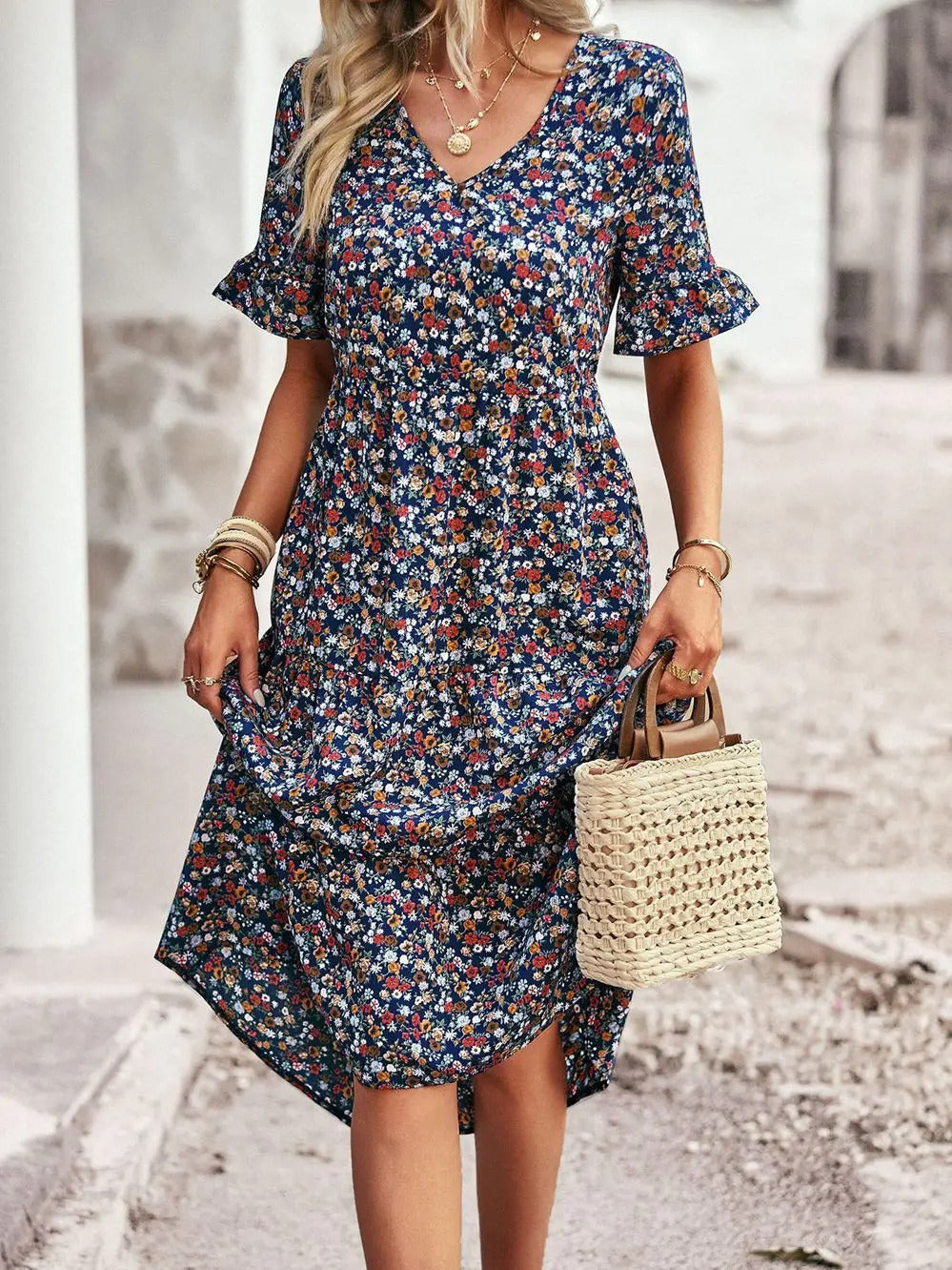 Amparo Timeless and Stylish Summer Dress for Women Relaxed Modern Fit