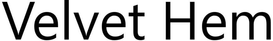 Velvet Hem