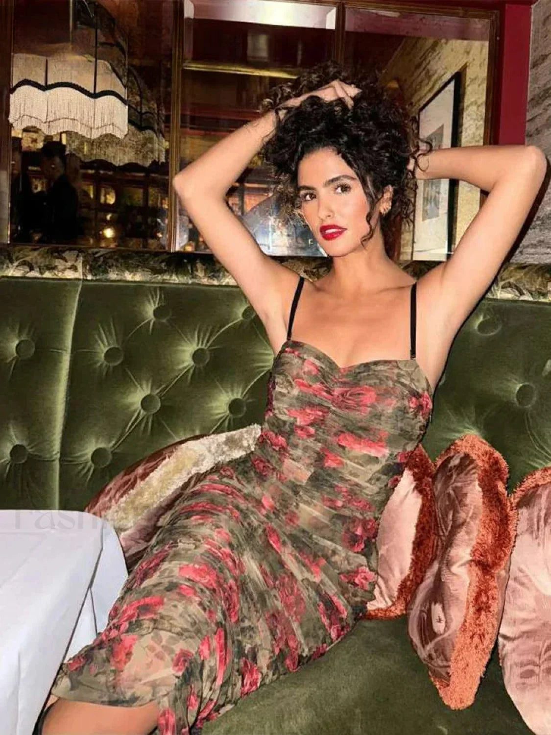 Vintage Inspired Vintage Shirring Bodycon Dress for Modern Fashion Wear