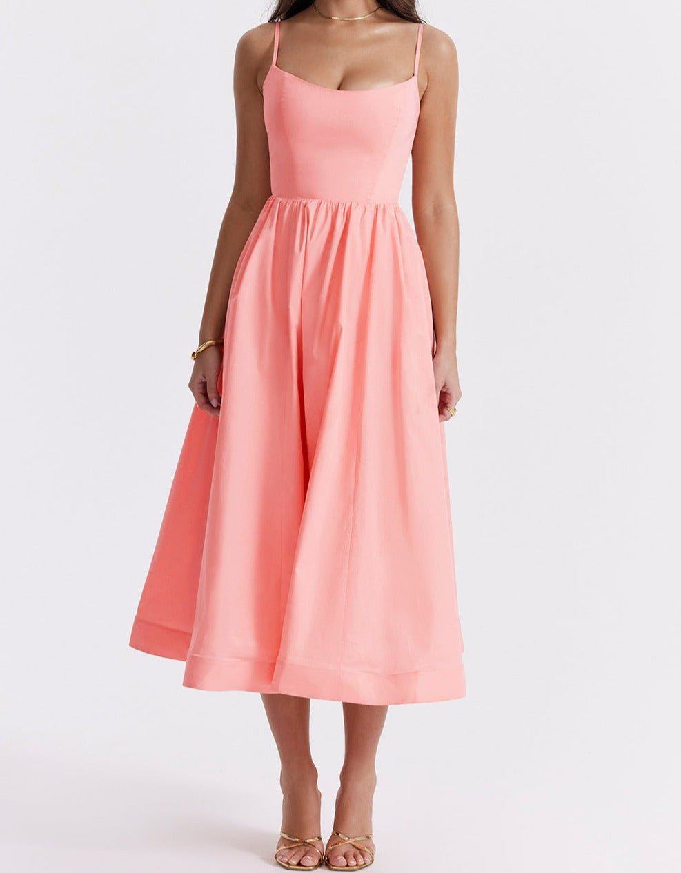 María José Elegant Sleeveless Dress for Women Date Night Outfit