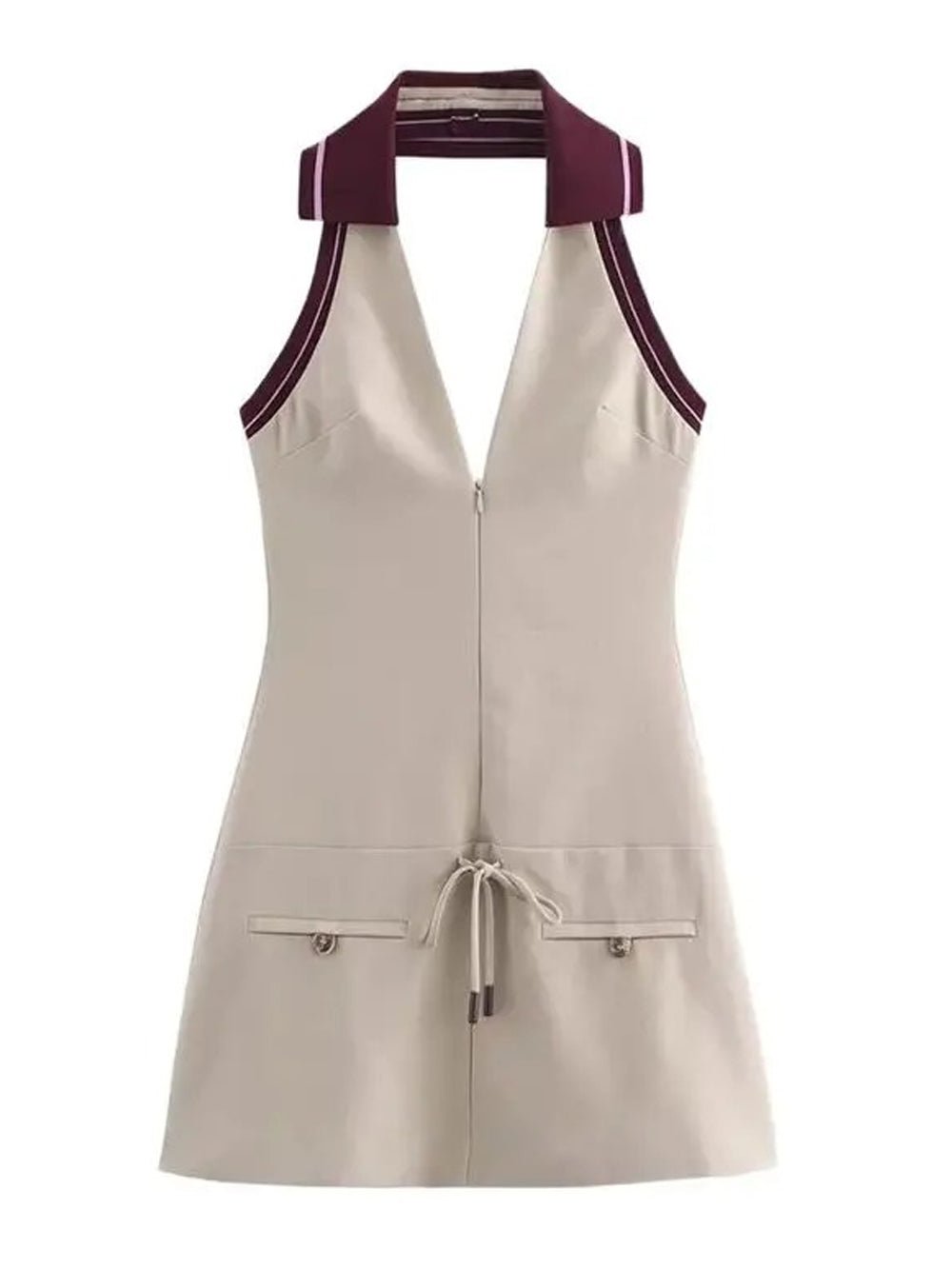 Willa Mini Dress in Gray