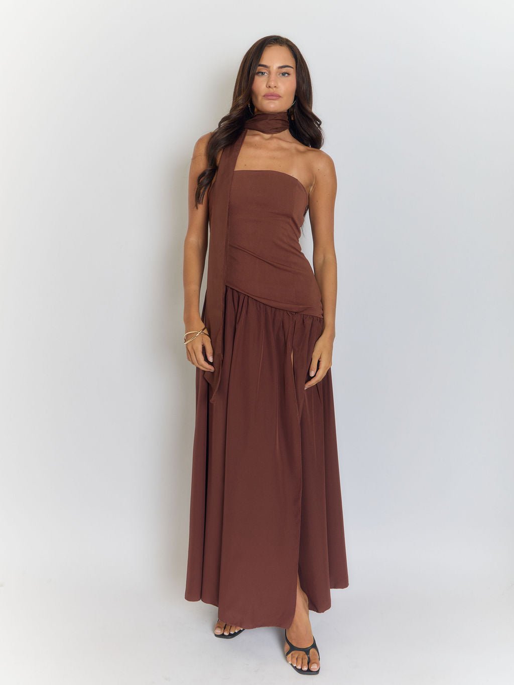 Wren Slim Ribbon Maxi Dress